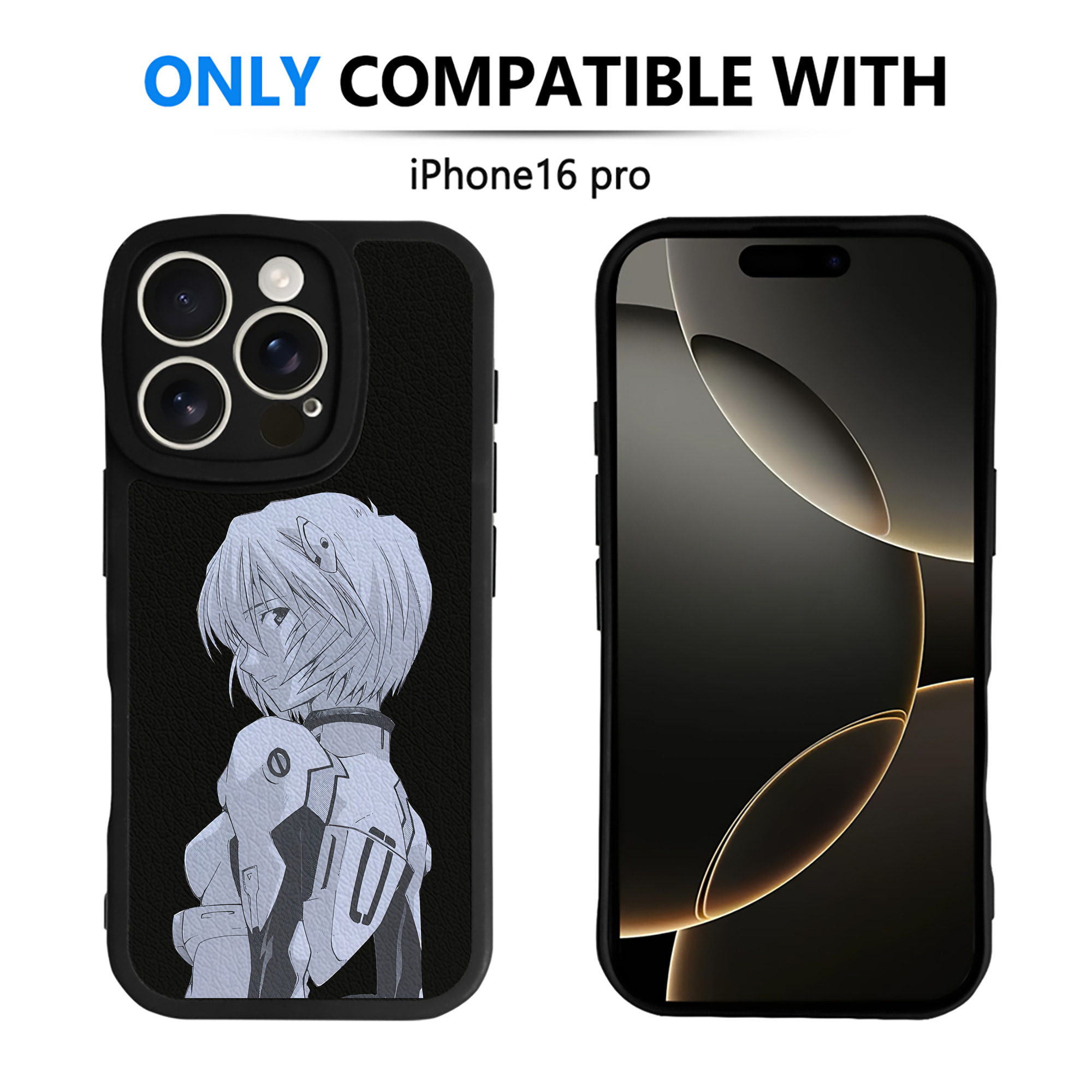 （画像用） EVA 新世紀エヴァンゲリオン 【iPhone 16シリーズ対応】シリコンスマホケース（レザー調） 材質：シリコン